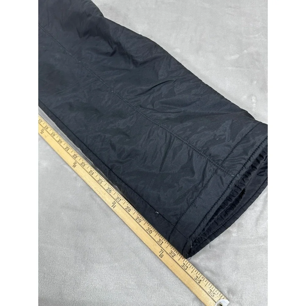Hot Music Snow Bibs Overalls Mens 40 Black Excellent Vintage Insulated Ski Pants